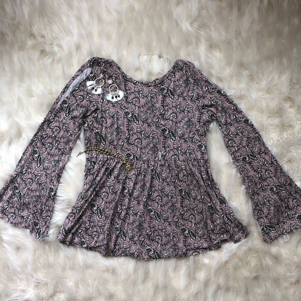 Flowy Peplum Top
